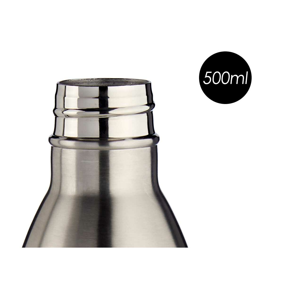 Termo Kinvara Plateado Metal 500 ml (6 Unidades)