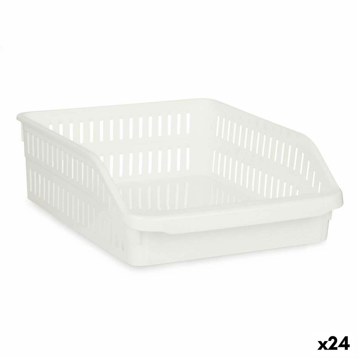 Organizador para Nevera Kinvara Blanco 26 x 9,3 x 30,5 cm
