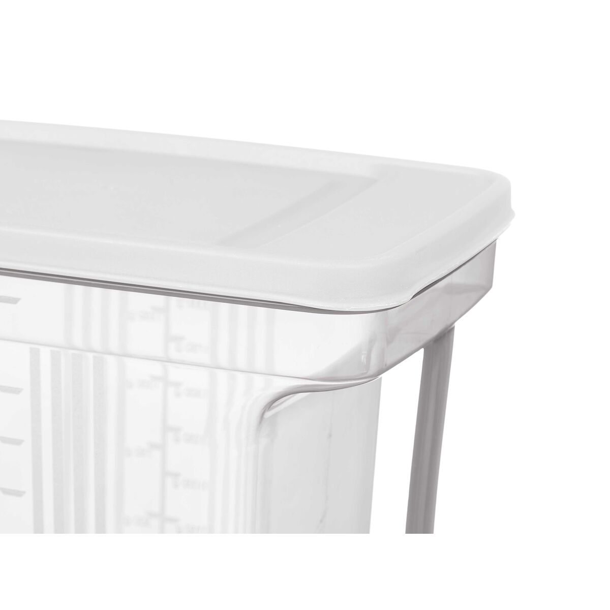 Recipiente Conservador de Alimentos Kinvara Gris Transparente 2,5 L 20,5 x 17 x 13 cm (24 Unidades)