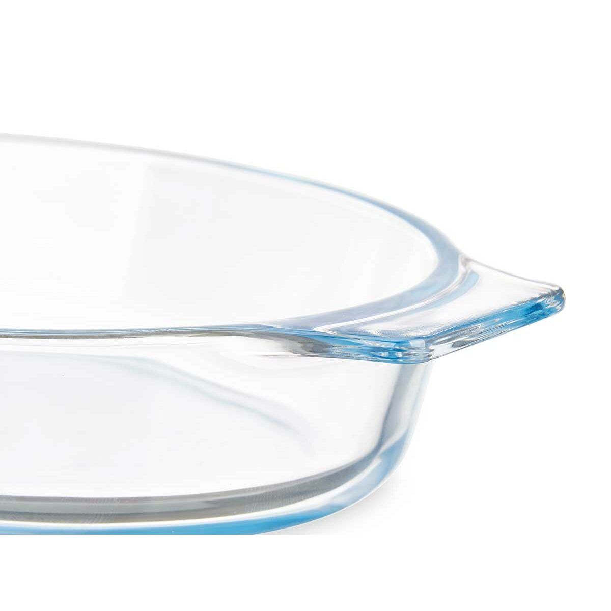 Fuente de Cocina Vivalto Transparente Vidrio de Borosilicato 800 ml 27 x 4,5 x 15,8 cm Con asas (18 Unidades)