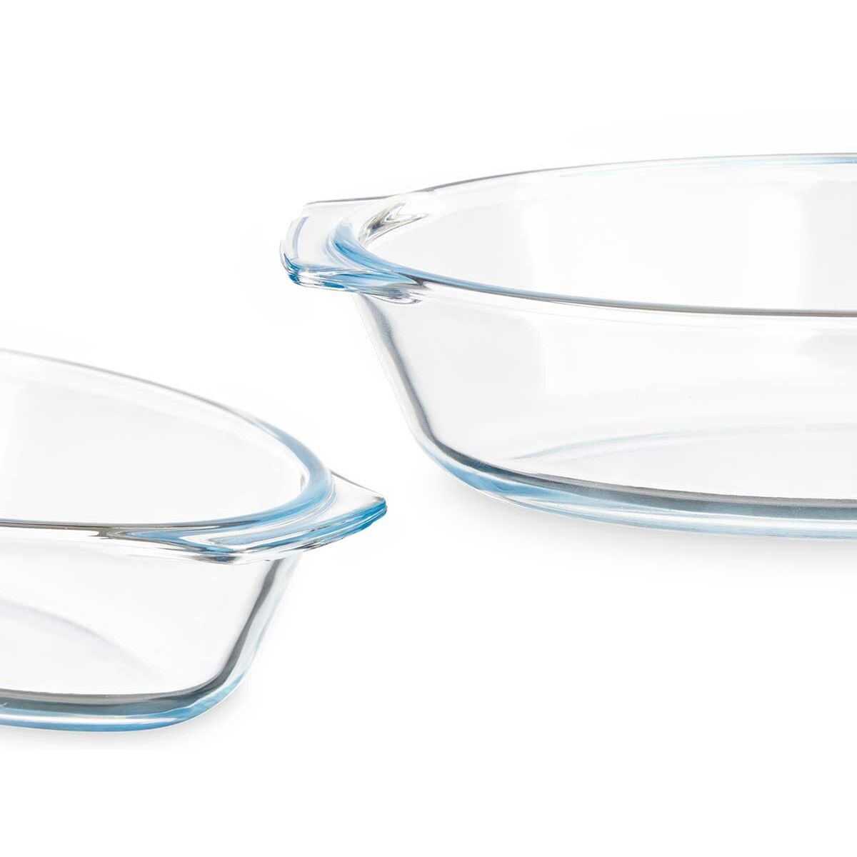Fuente de Cocina Vivalto Transparente Vidrio de Borosilicato 700 ml 23,6 x 5,3 x 13 cm Con asas (18 Unidades)