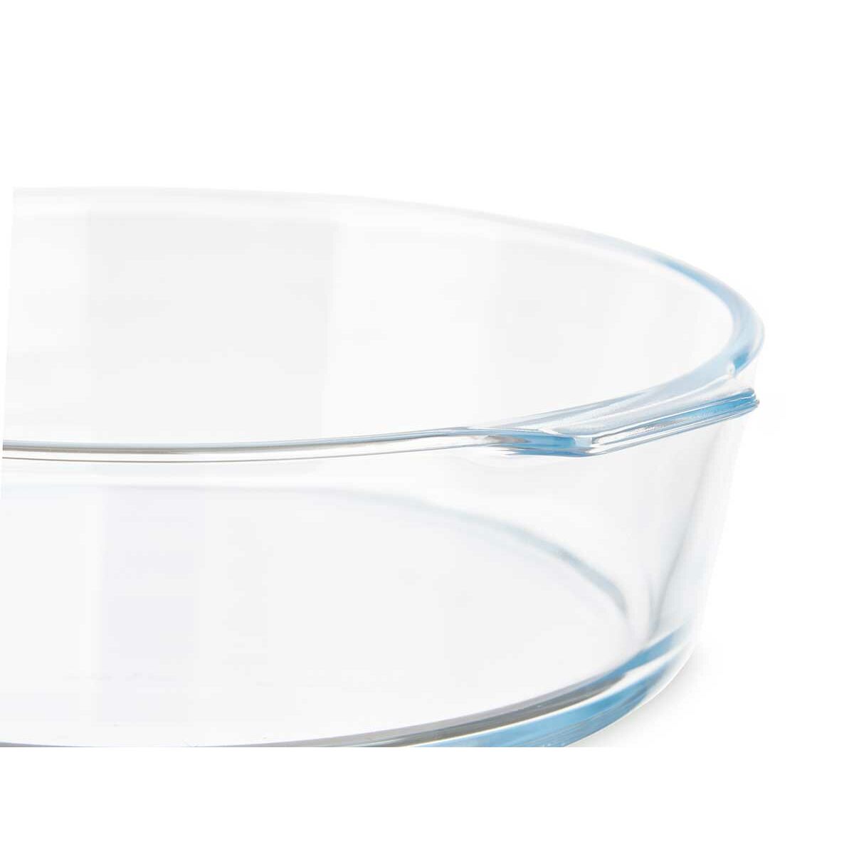 Fuente de Cocina Vivalto Transparente Vidrio de Borosilicato 1,6 L 23 x 6 x 20 cm 23 x 6 x 21 cm Con asas (12 Unidades)