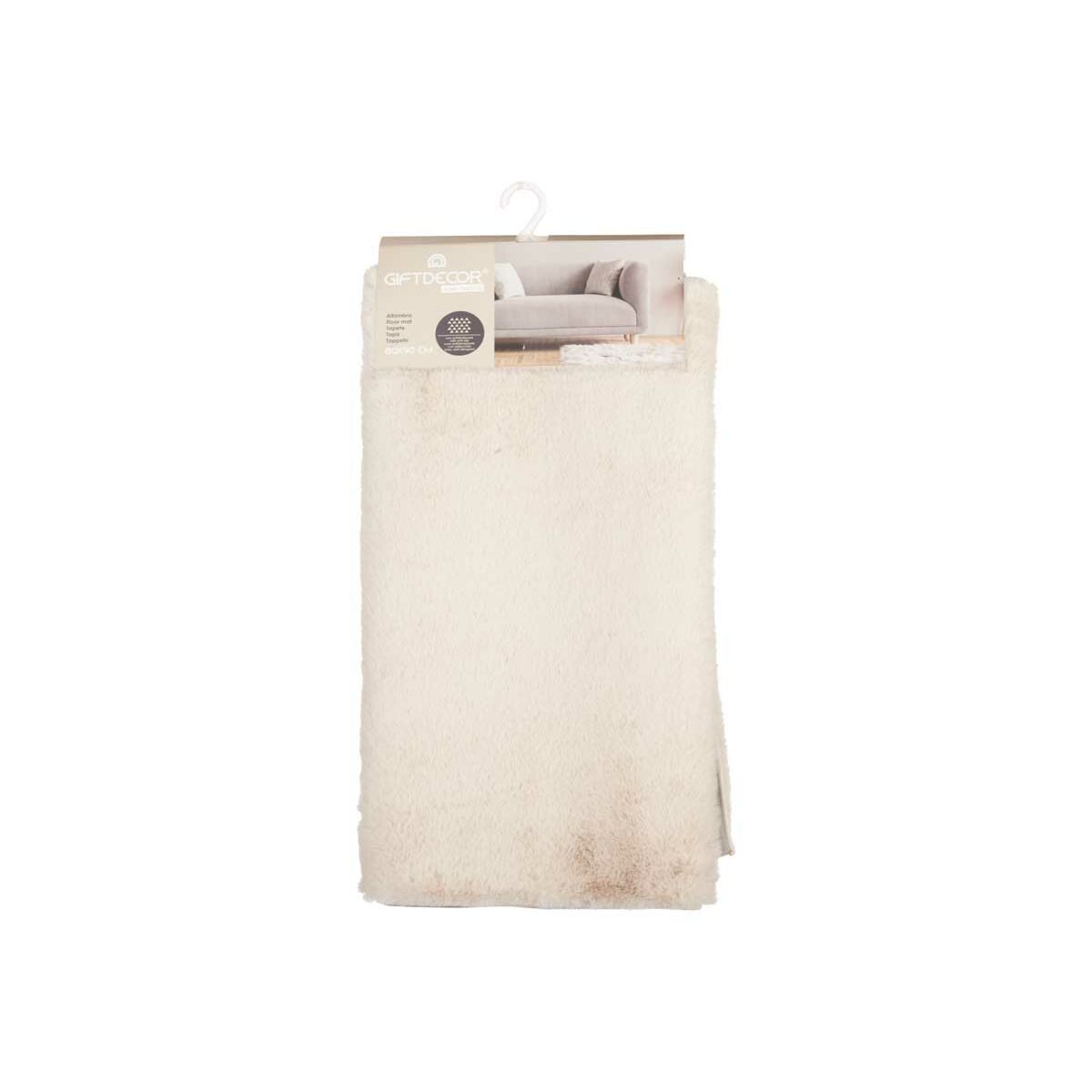 Alfombra Gift Decor Beige 60 x 90 cm 60 x 2,5 x 32 cm (6 Unidades)