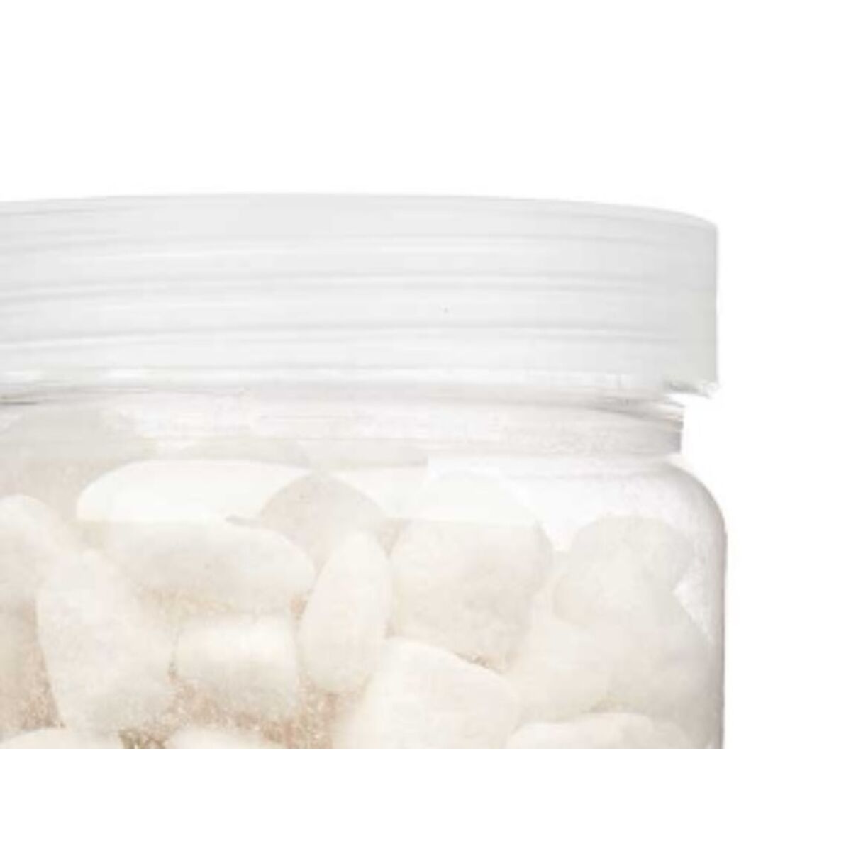 Piedras Decorativas Gift Decor Blanco 8 - 15 mm 700 g 6,2 x 15,3 x 6,2 cm 6,5 x 15,8 x 6,5 cm (12 Unidades)