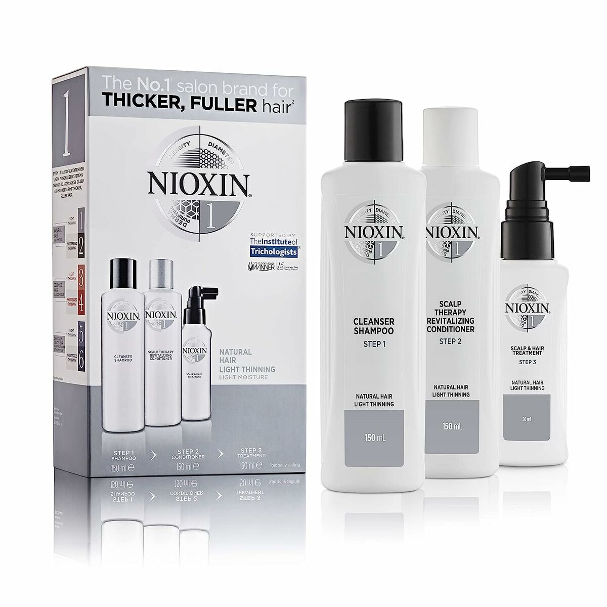 Set de Peluquería Nioxin System 1 3 Piezas