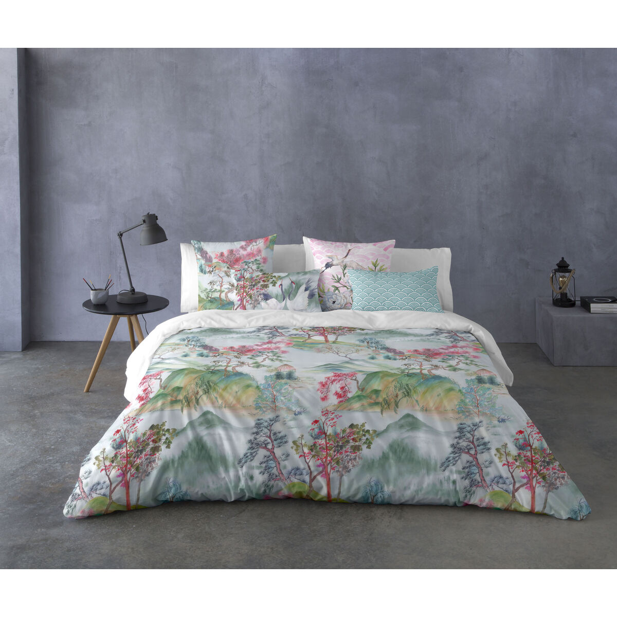 Funda Nórdica Naturals HAKONE Cama de 150 3 Piezas 45 x 90 cm 240 x 220 cm