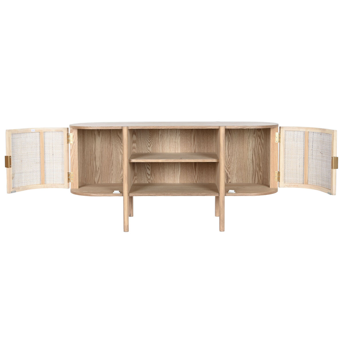 Mueble de TV Home ESPRIT Natural Madera de caucho 120 x 43,5 x 60 cm