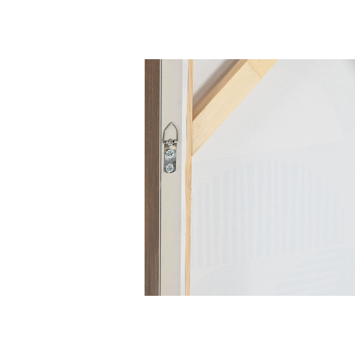 Lienzo Home ESPRIT Piel Pino Lienzo 80 x 2,4 x 80 cm