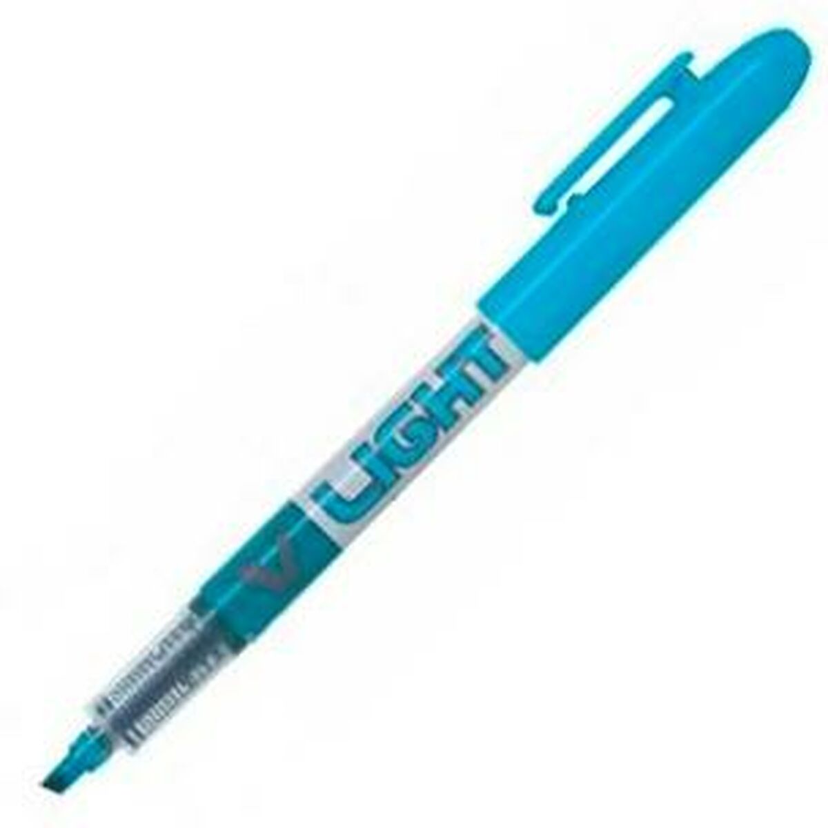 Marcador Fluorescente Pilot V Light Azul (12 Unidades)