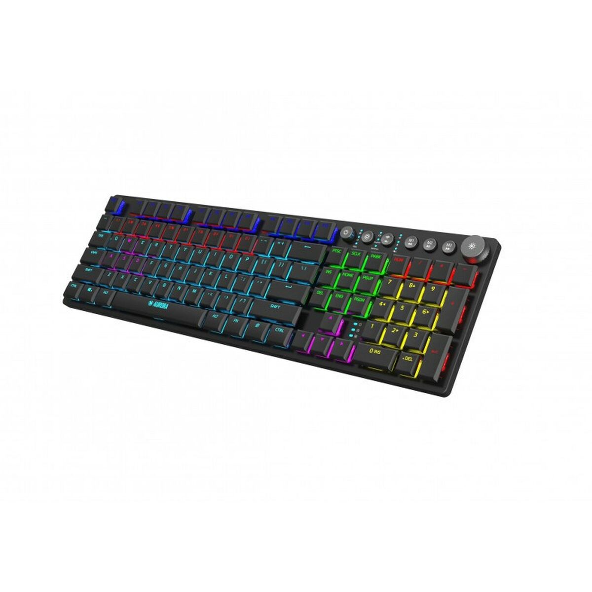 Teclado Ibox AURORA K-6 Negro Inglés QWERTY