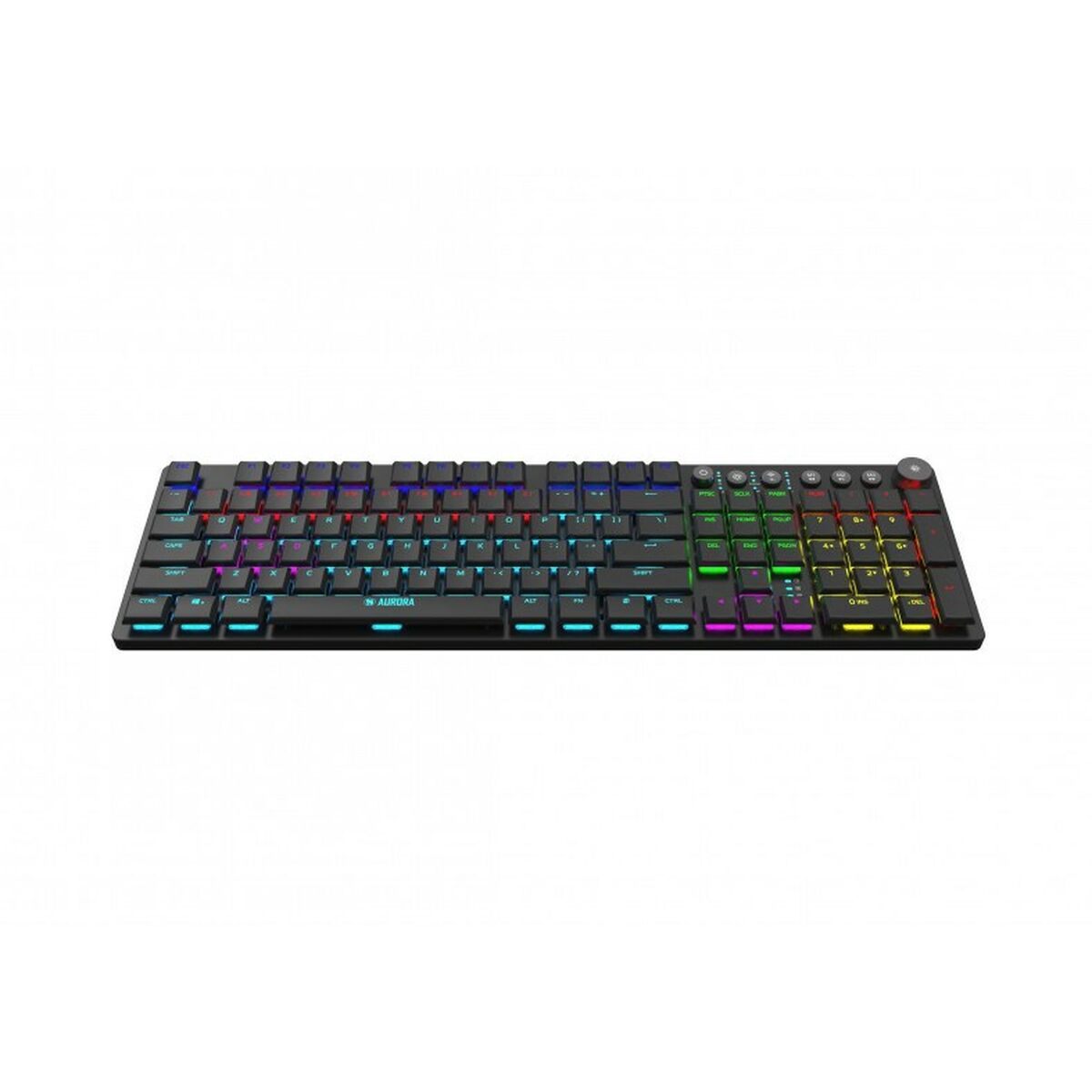 Teclado Ibox AURORA K-6 Negro Inglés QWERTY