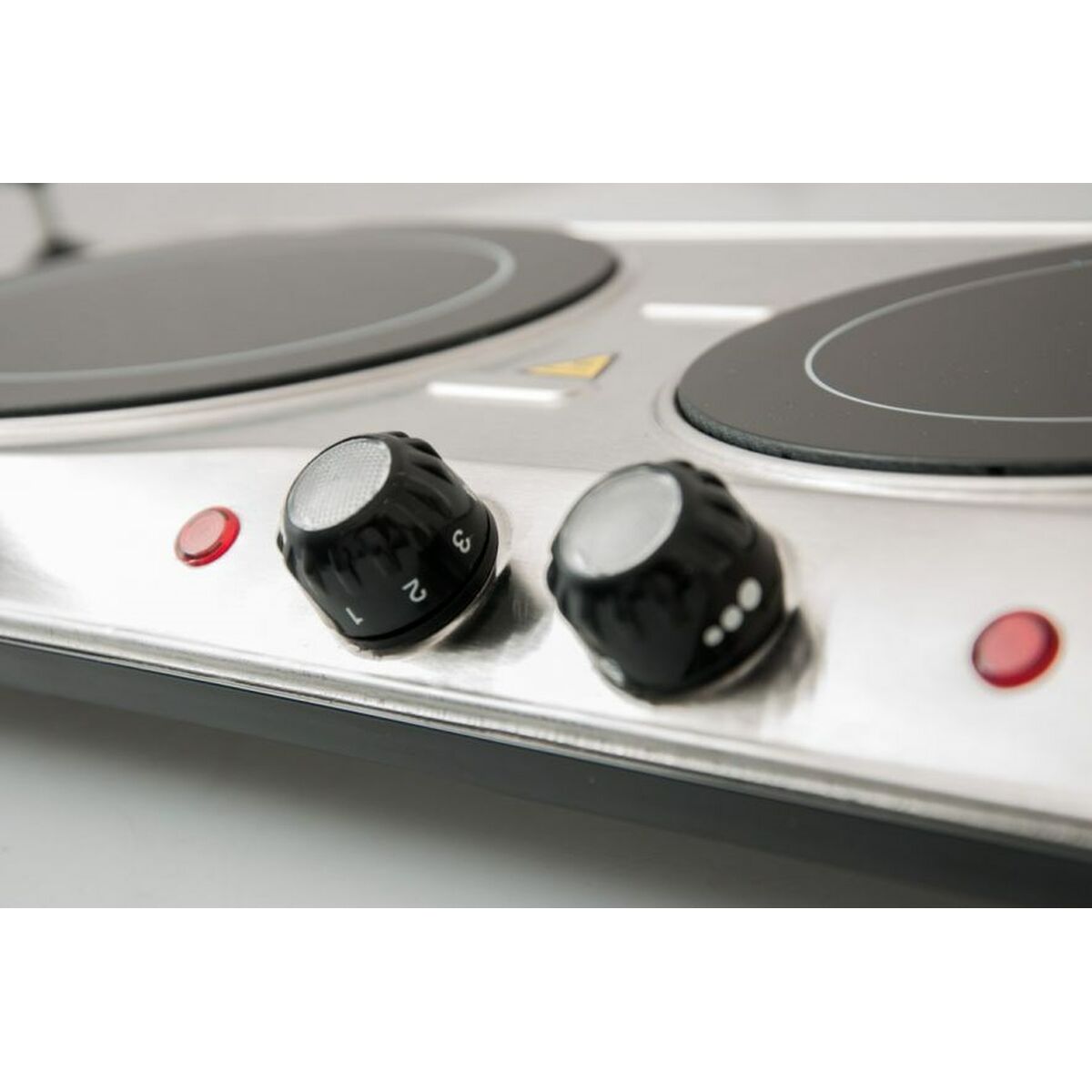 Placa Eléctrica de Cocción Eldom PH21 Blanco Negro 2000 W