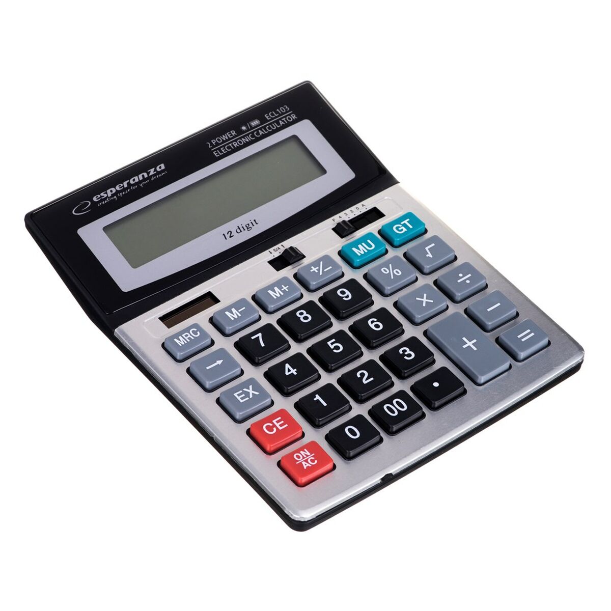 Calculadora Esperanza ECL103 Negro/Gris