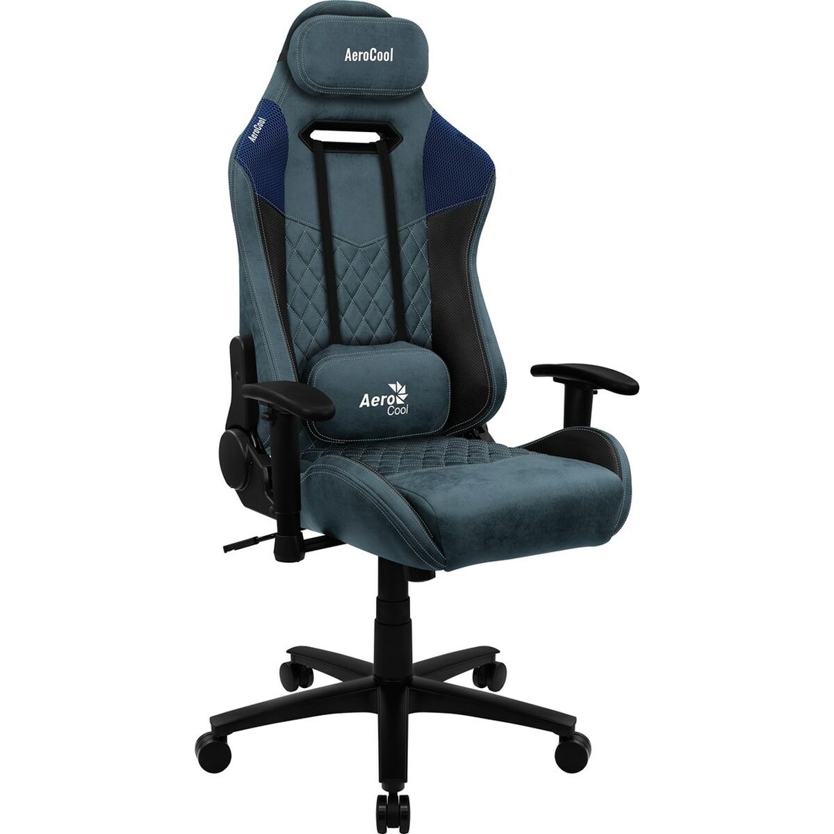 Silla Gaming Aerocool DUKE AeroSuede 180º Azul