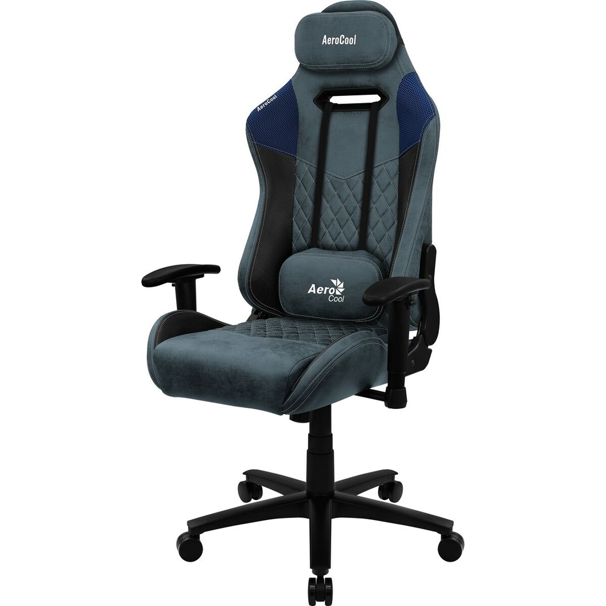 Silla Gaming Aerocool DUKE AeroSuede 180º Azul