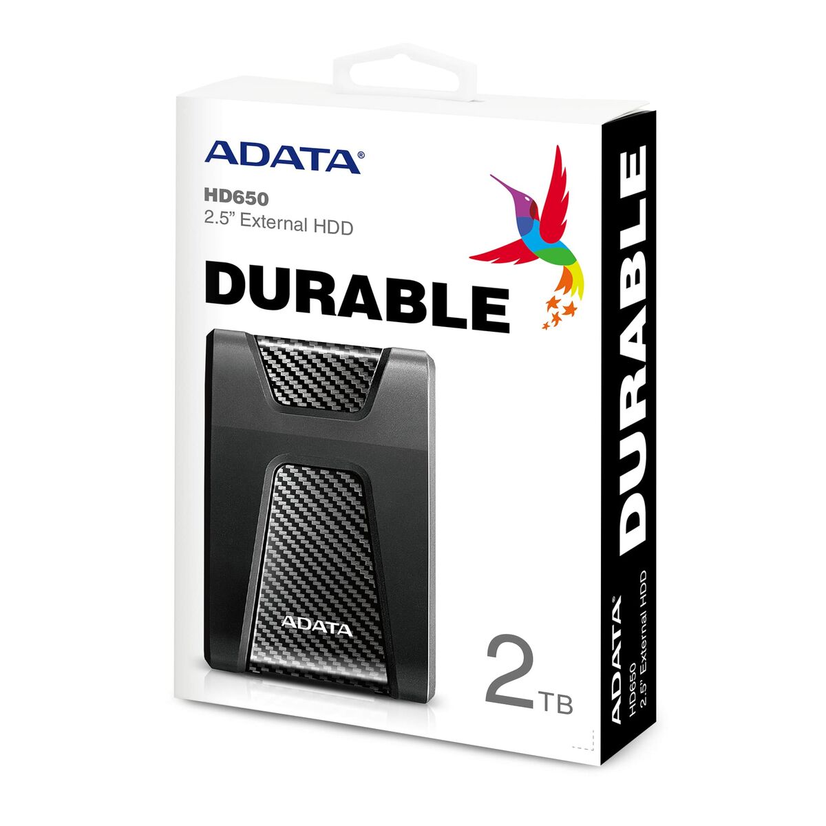Disco Duro Externo Adata HD650 Negro 2 TB