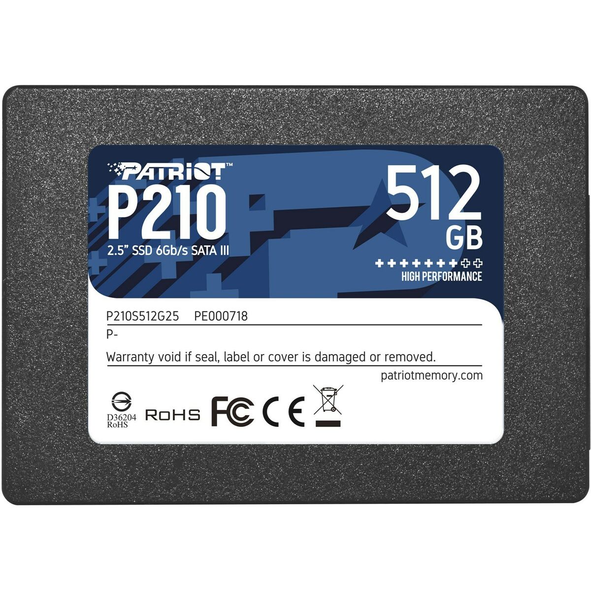 Disco Duro Patriot Memory P210 512 GB SSD