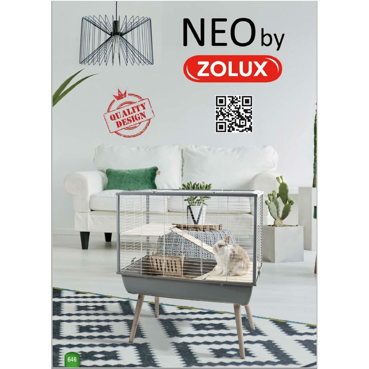 Jaula Zolux                                 78 cm Madera Metal/Plástico (1 Pieza)