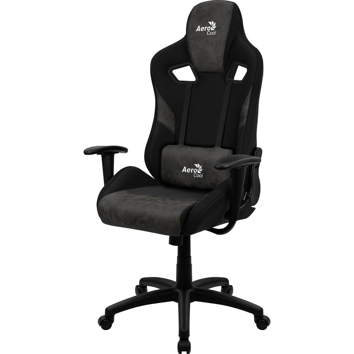 Silla Gaming Aerocool COUNT AeroSuede 180º Negro