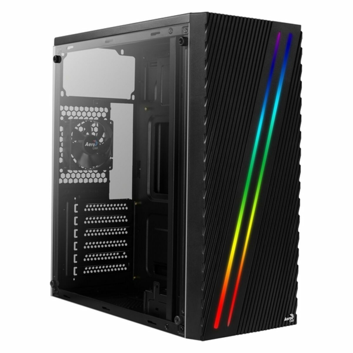Caja Semitorre ATX Aerocool Streak RGB USB 3.0 Negro
