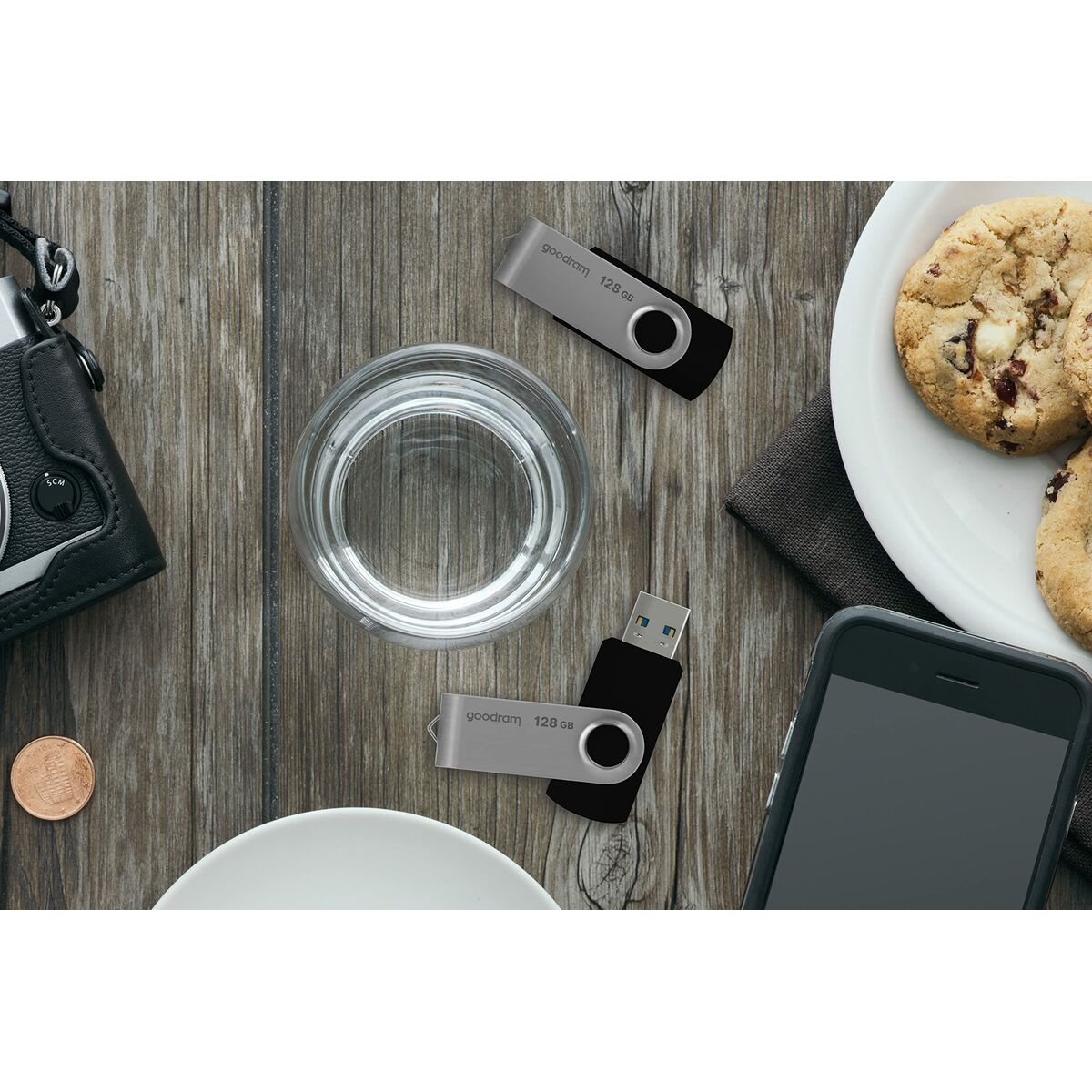 Memoria USB GoodRam UTS3-0640K0R11 USB 3.1 Negro 64 GB (1 unidad)