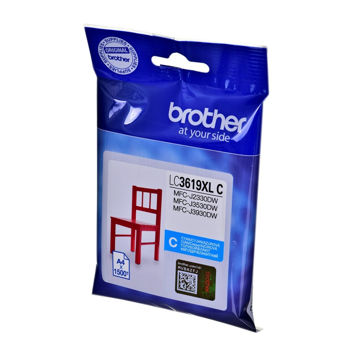 Cartucho de Tinta Original Brother LC-3619XLC Cian