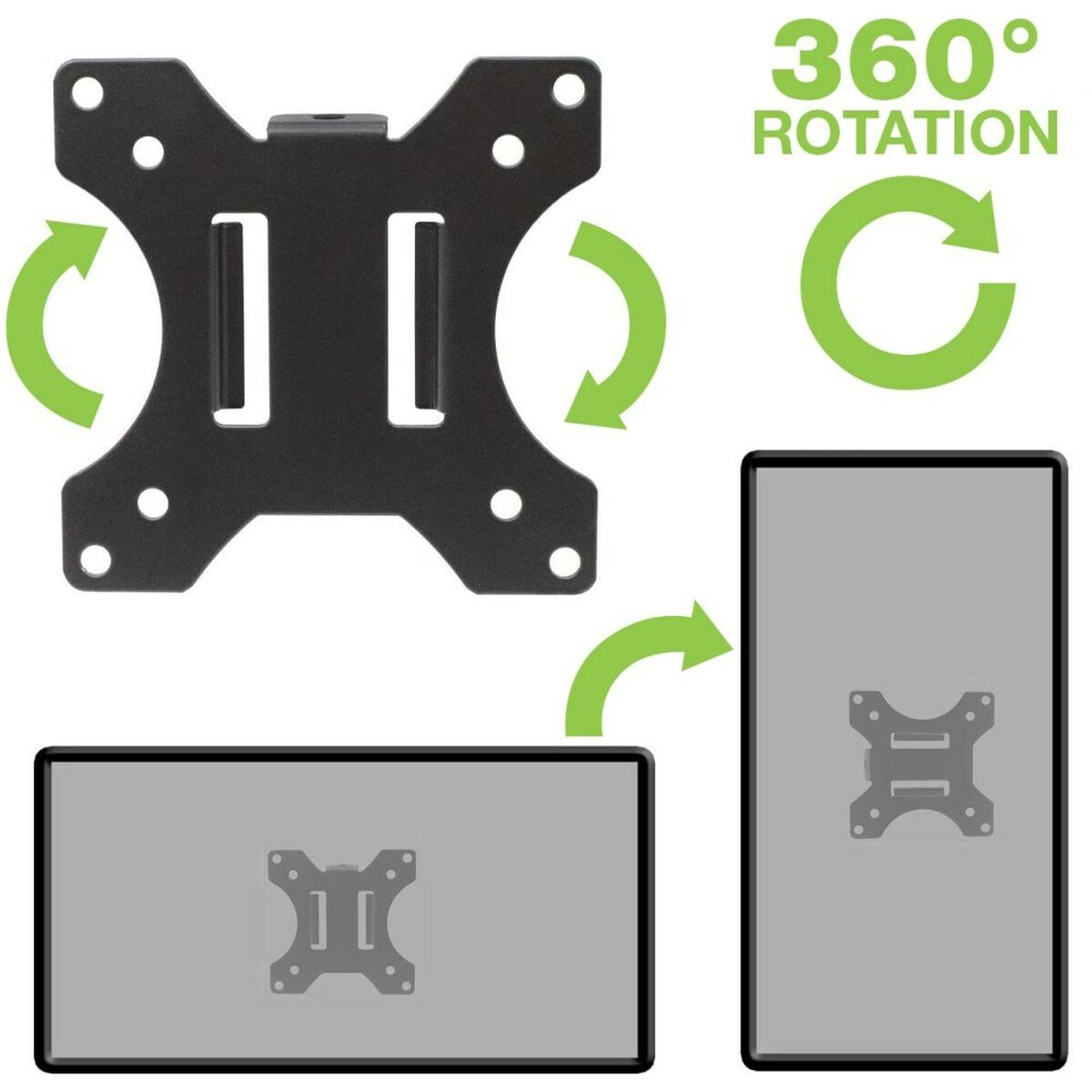 Soporte TV Techly ICALCD100BK 30" 10 kg