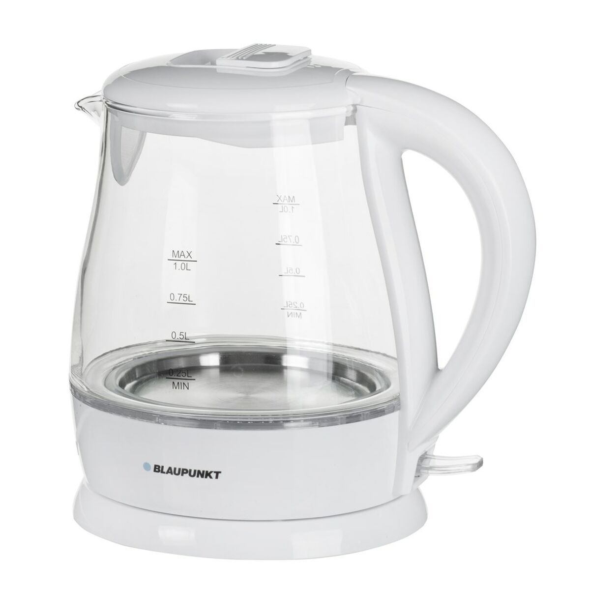 Hervidor Blaupunkt EKG301  Blanco Vidrio Aluminio 1630 W 1 L