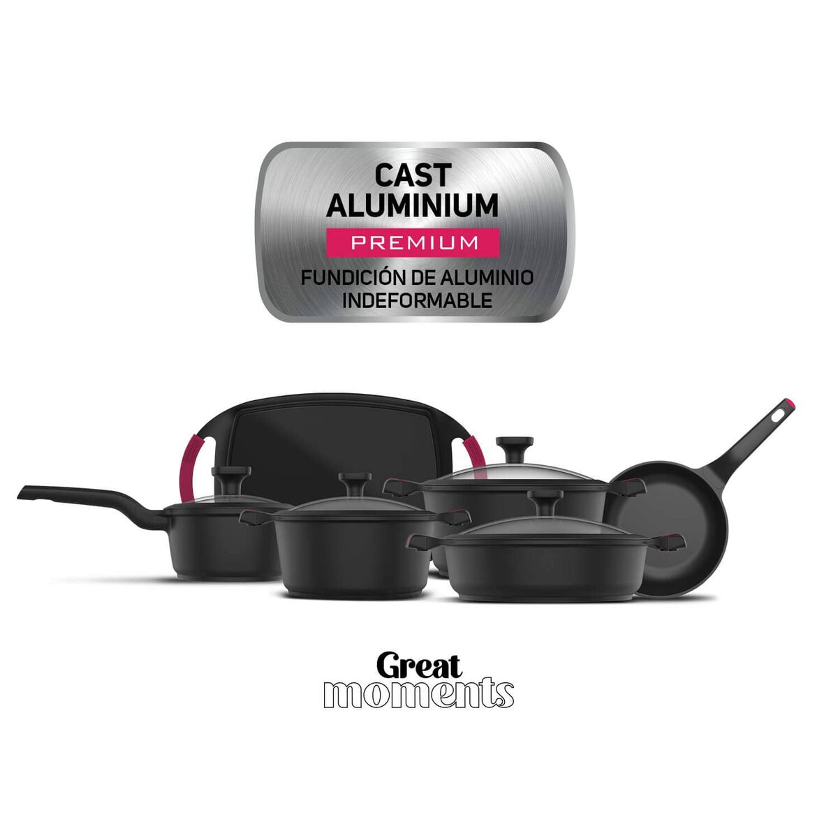 Asadora Taurus 980930000 Negro Rosa Aluminio (47 x 29 cm)