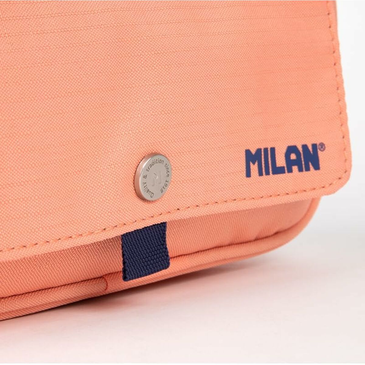 Estuche Escolar Milan Serie1918 Rosa 13 x 24 x 10 cm