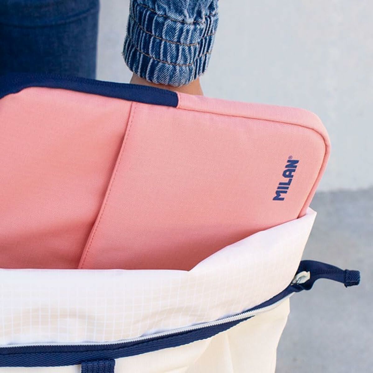 Funda para Portátil Milan Serie1918 Rosa 13" 34,5 x 26 x 2,5 cm