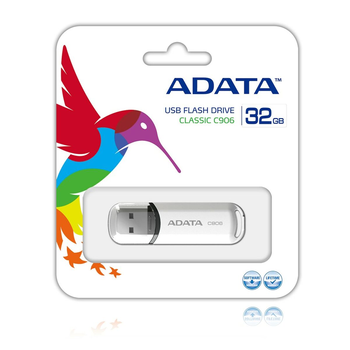Memoria USB Adata C906 Blanco 32 GB
