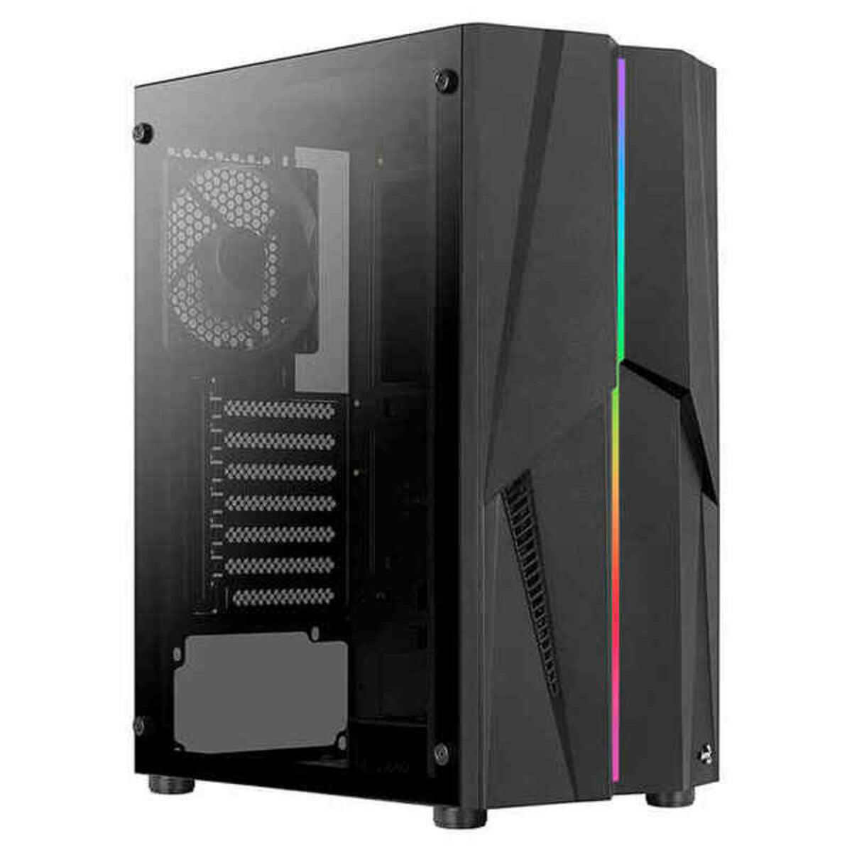 Caja ATX Aerocool Mecha RGB Negro