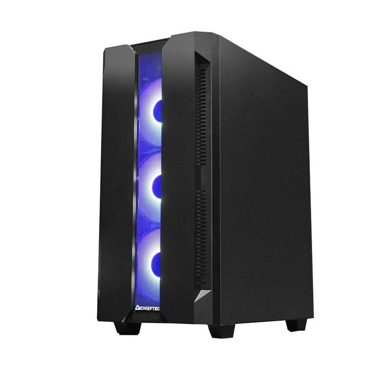Caja Semitorre ATX/mATX Chieftec GS-01B-OP Blanco Negro
