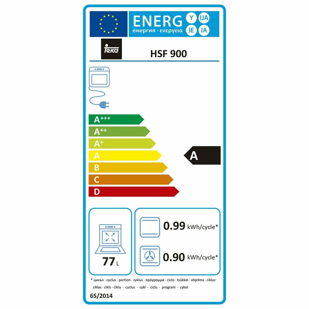 Horno Multifunción Teka 41592220 Inox HydroClean A