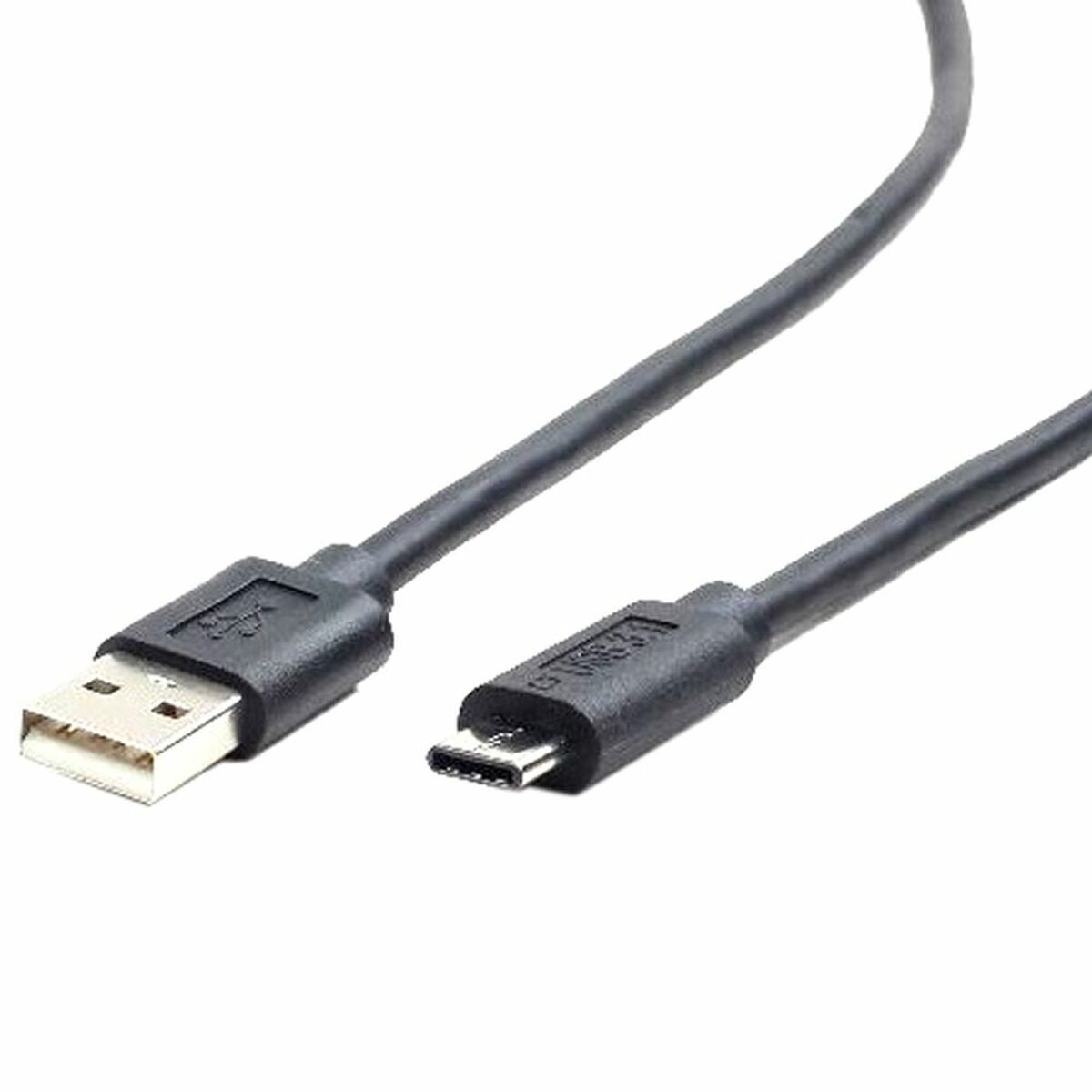 Cable USB A 2.0 a USB-C GEMBIRD CCP-USB2-AMCM-1M Negro 1 m
