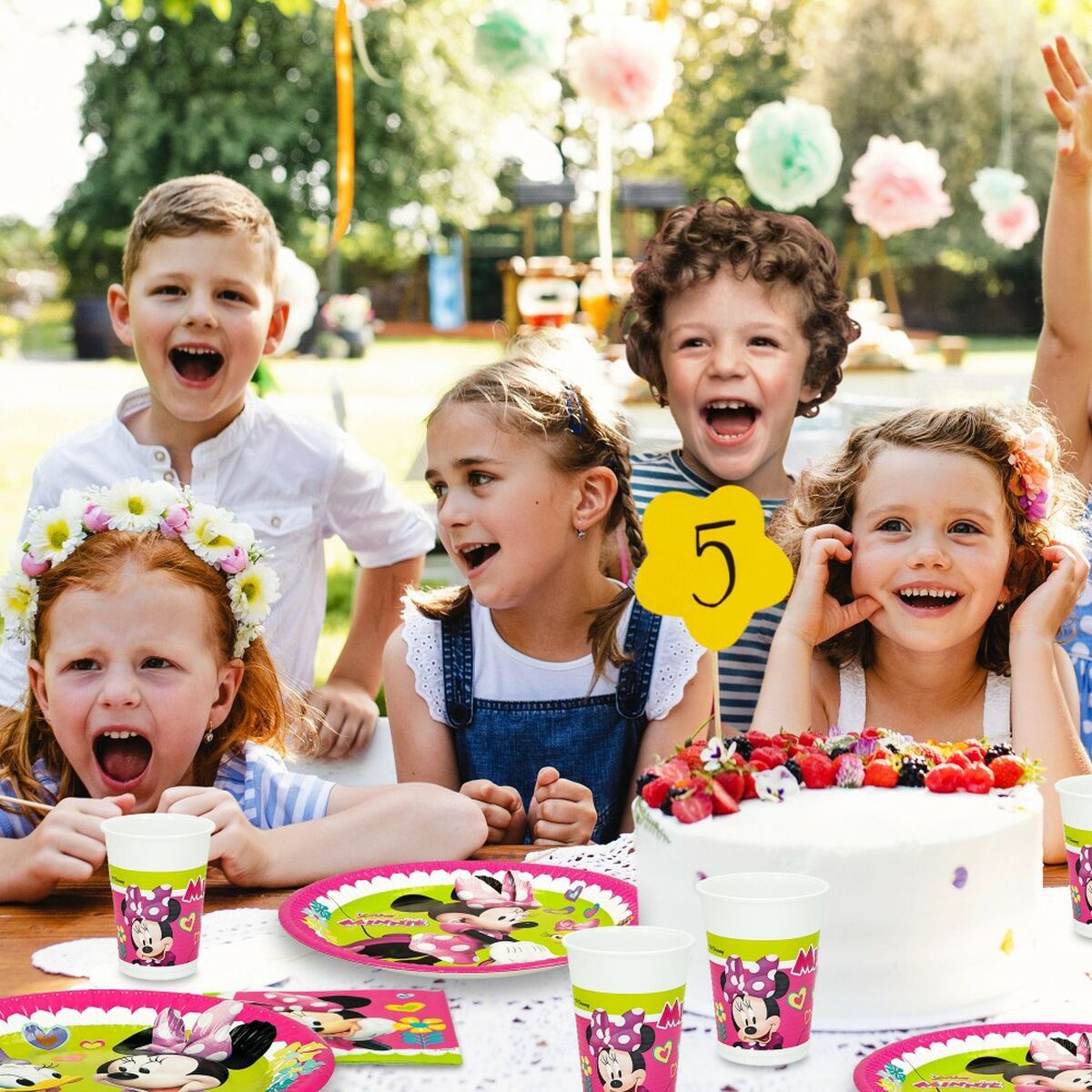 Set Artículos de Fiesta Minnie Mouse Happy Deluxe 16 89 Piezas