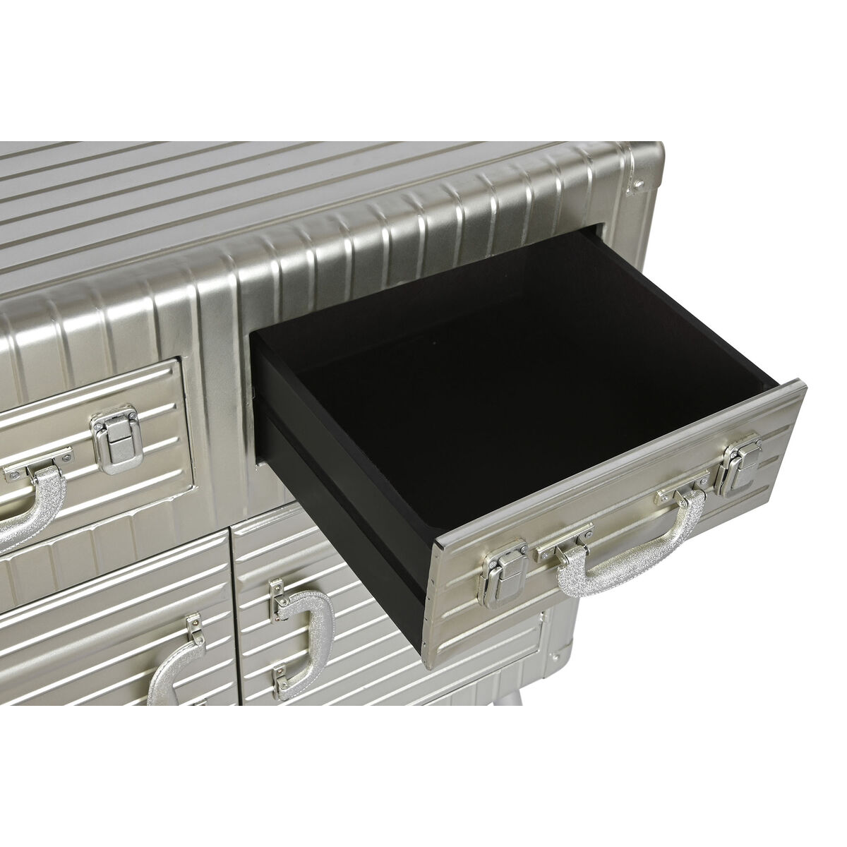 Aparador Home ESPRIT Plateado Metal Madera MDF 80 x 39 x 82 cm