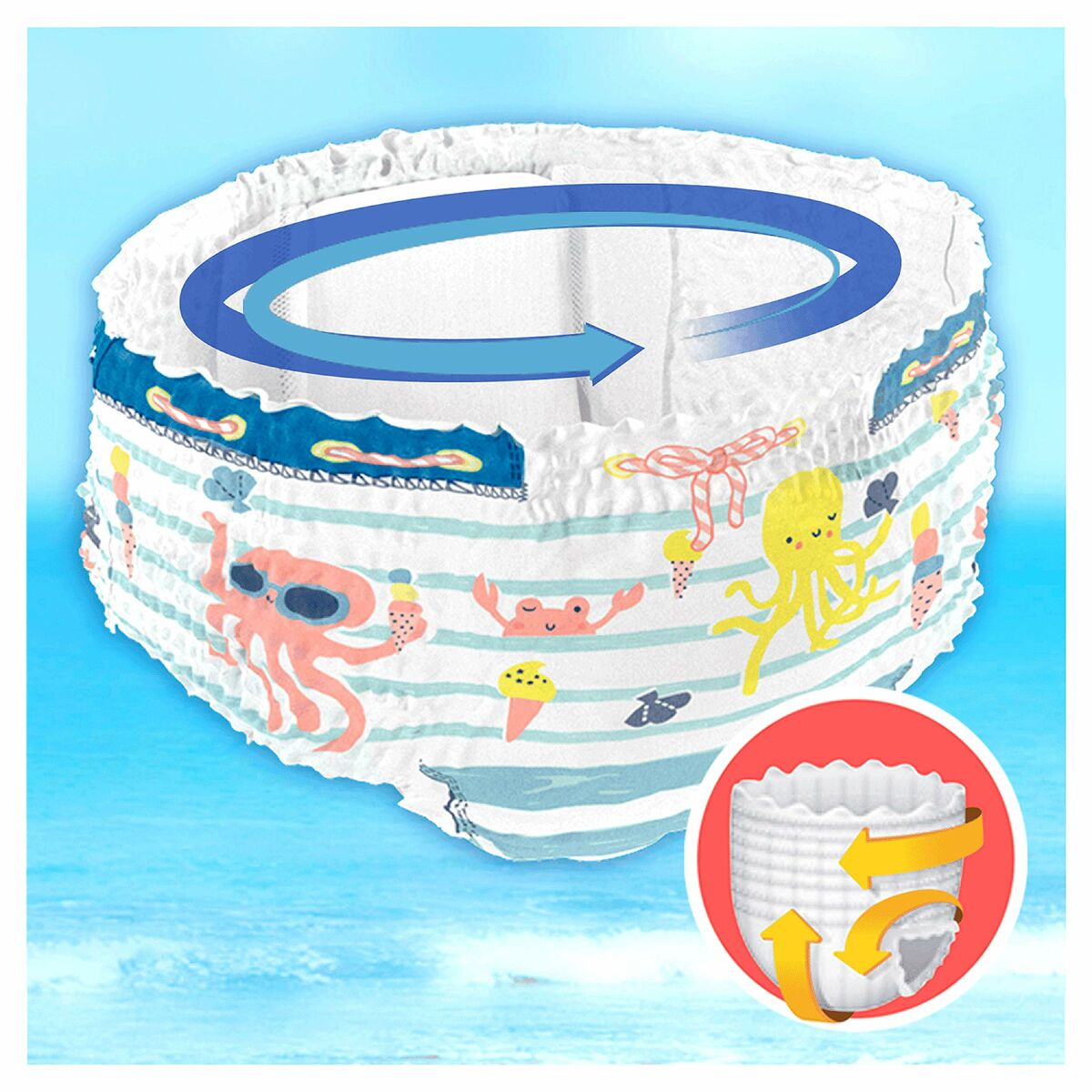 Pañales Desechables Dodot Splashers 4-5 9-15 kg (11 Unidades)