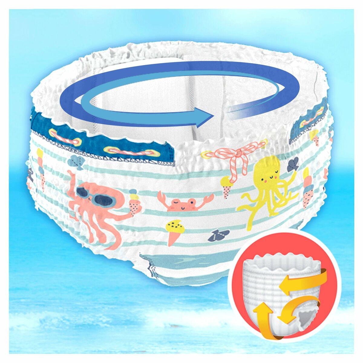 Pañales Desechables Dodot Splashers 5-6 14 Kg (10 Unidades)