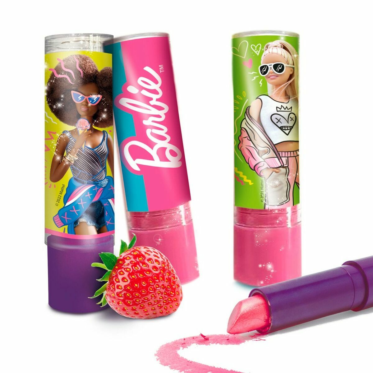 Kit para crear Maquillaje Lisciani Giochi Barbie 15 Piezas Pintalabios