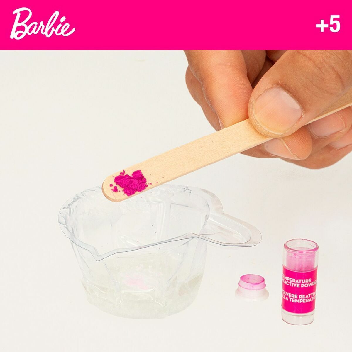 Kit para crear Maquillaje Lisciani Giochi Barbie 15 Piezas Pintalabios