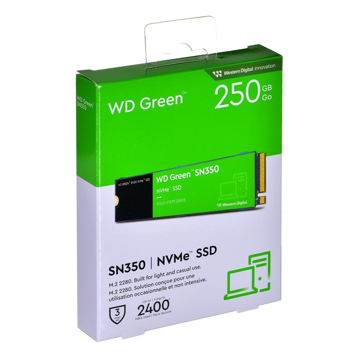 Disco Duro Western Digital Green SN350 250 GB SSD