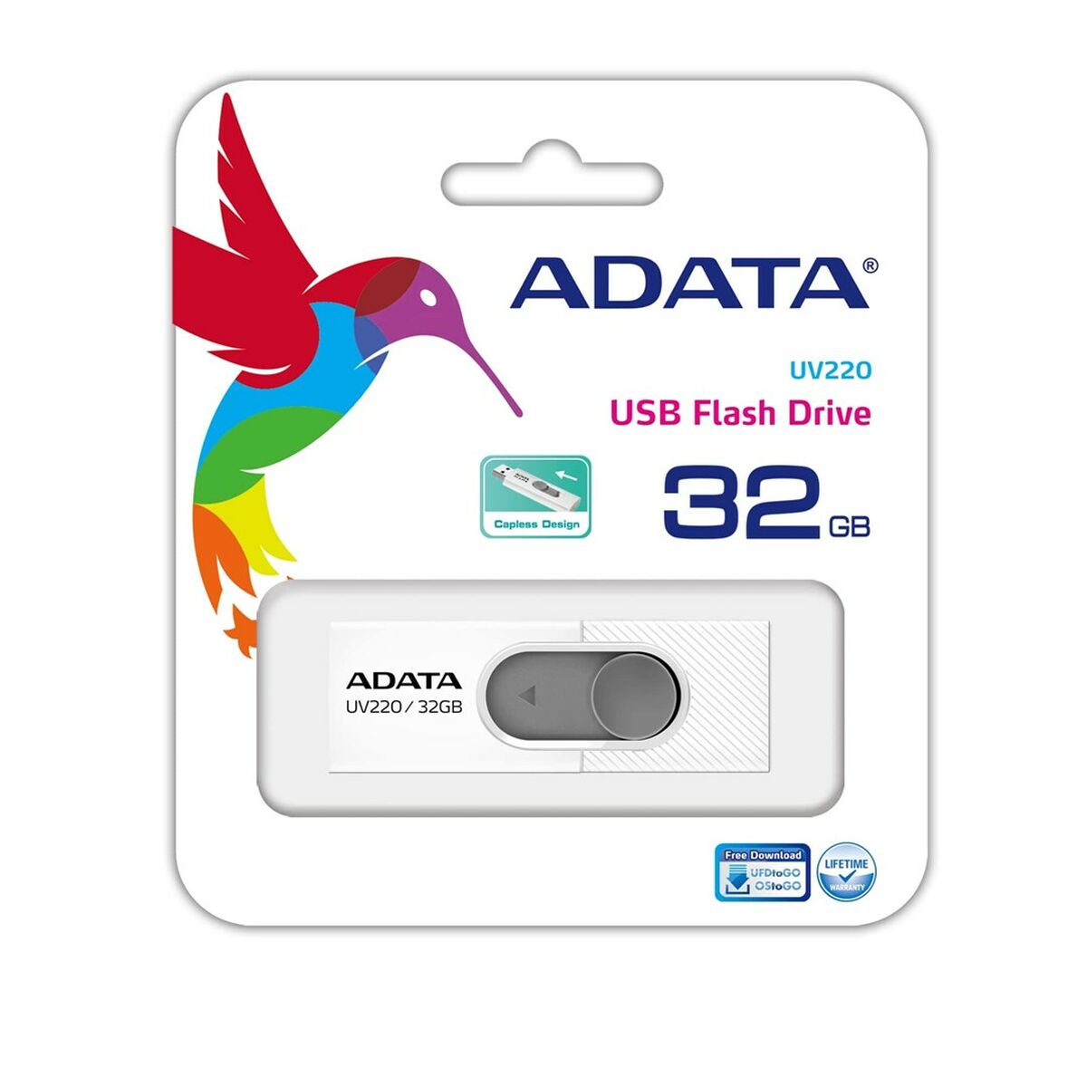 Memoria USB Adata UV220 Gris 32 GB