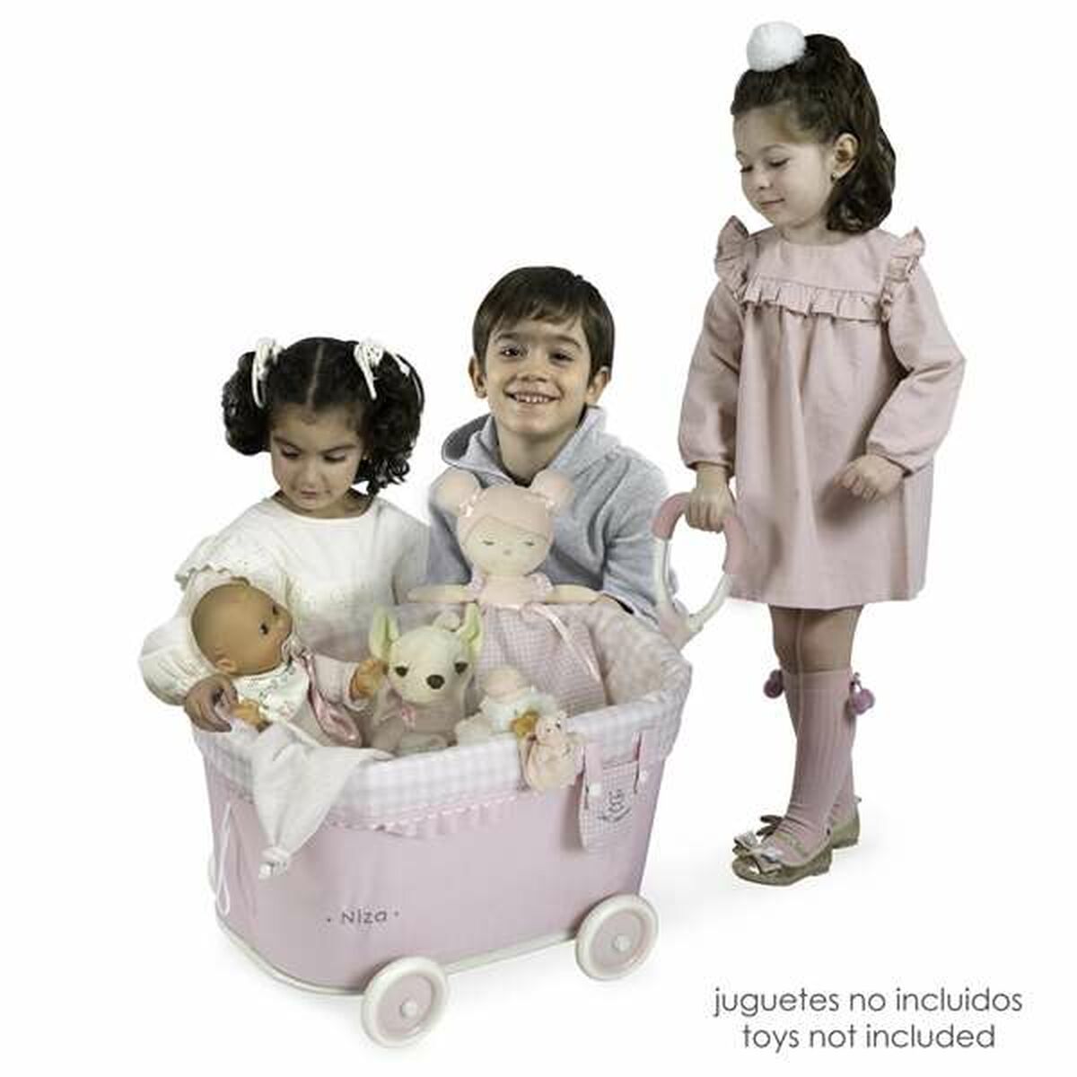 Accesorios para Muñecas Decuevas Niza Carrito 36 x 55 x 47 cm