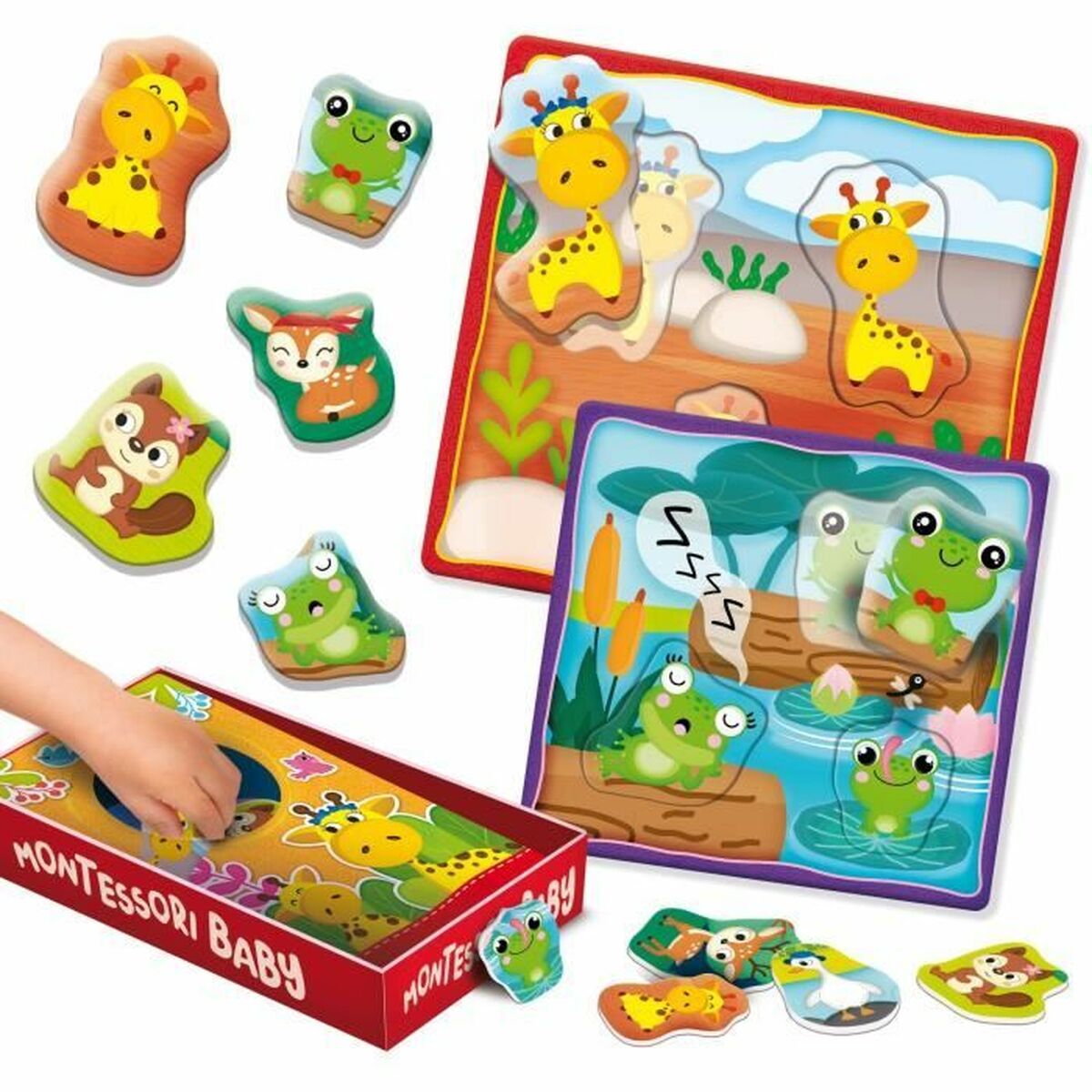 Juego Educativo Lisciani Giochi Play Family Multicolor (18 Piezas)