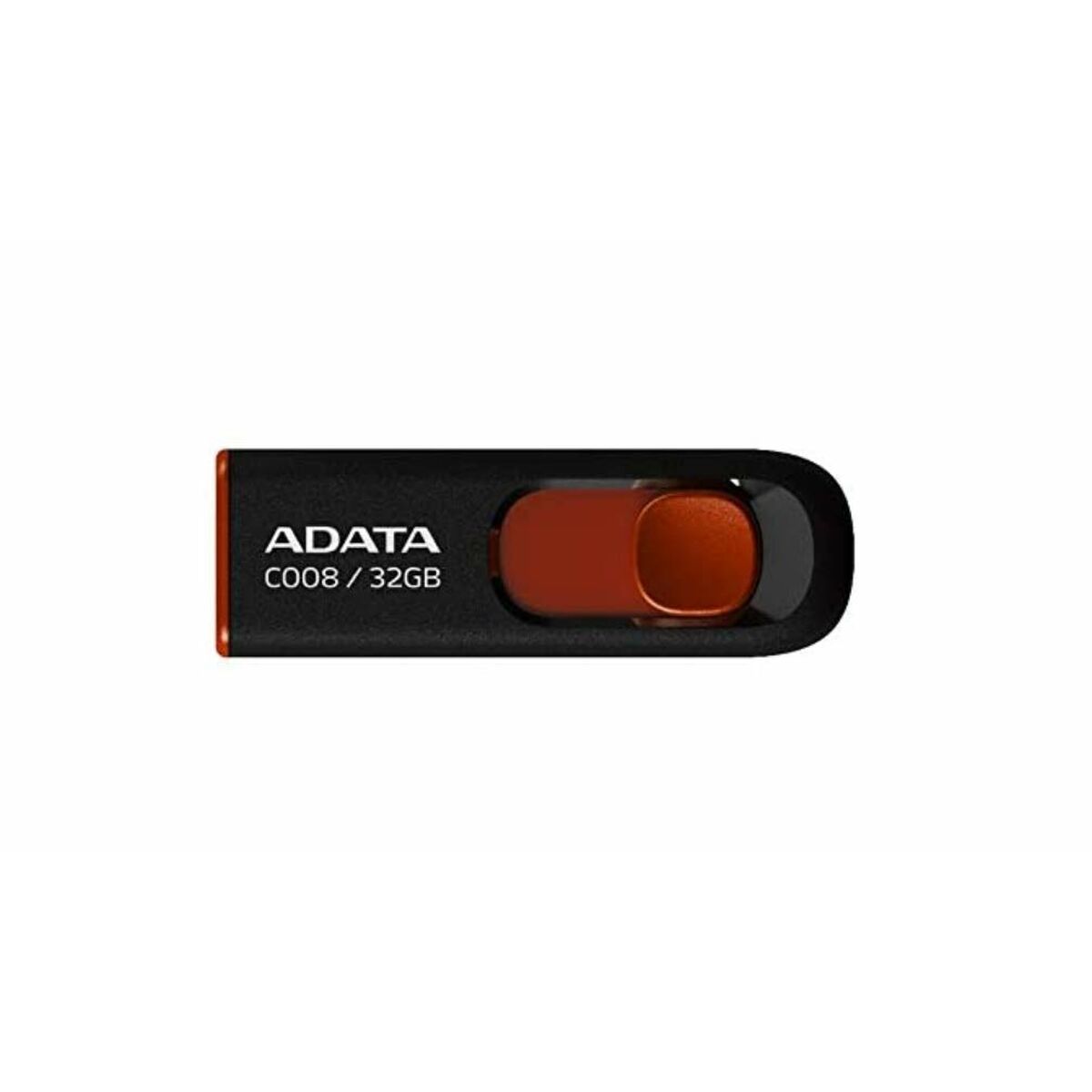 Memoria USB Adata AC008-32G-RKD 32 GB Negro/Rojo