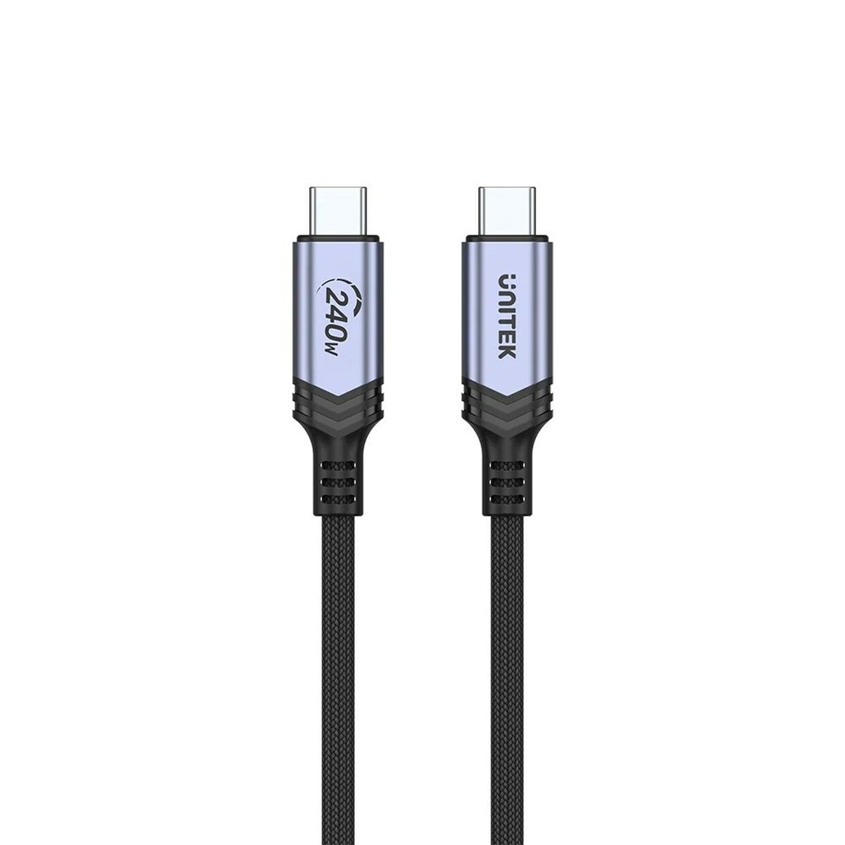 Cable USB C Unitek C14110GY-2M Negro 2 m