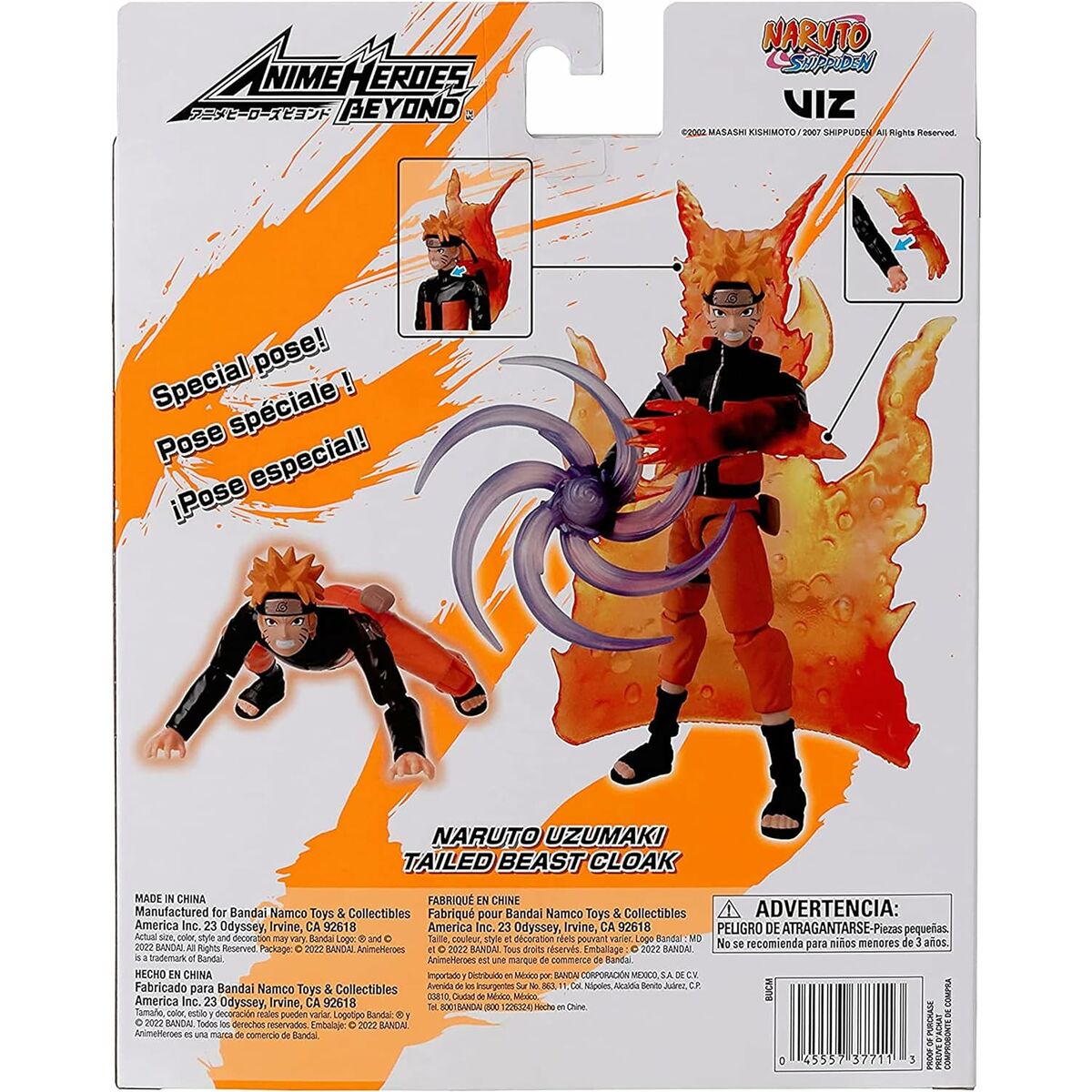 Figura Articulada Bandai Naruto Uzumaki 17 cm
