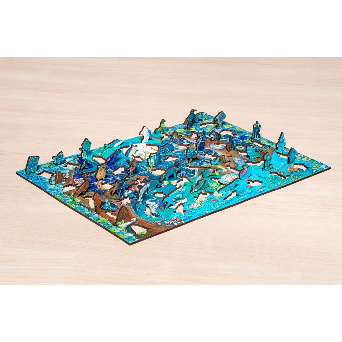 Puzzle Ravensburger 17516 Fantasy Forest Madera 500 Piezas